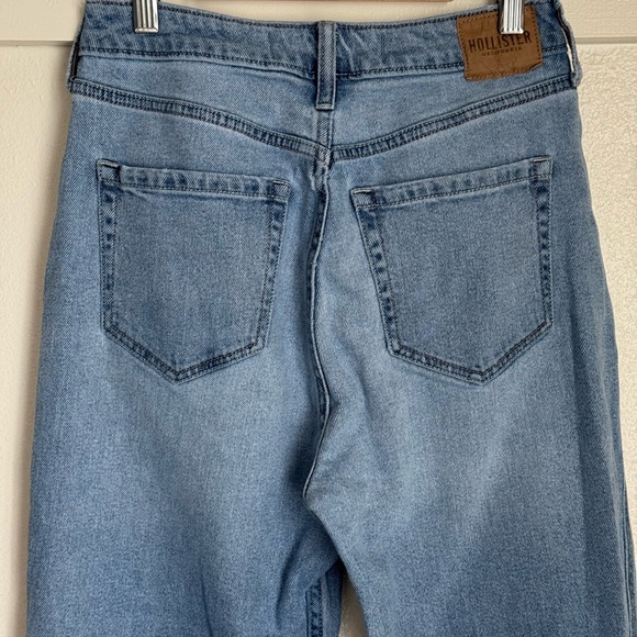 Hollister Curvy Ultra High-Rise Mom Jeans 27L Light Wash Vintage Stretch Denim - Picture 6 of 10